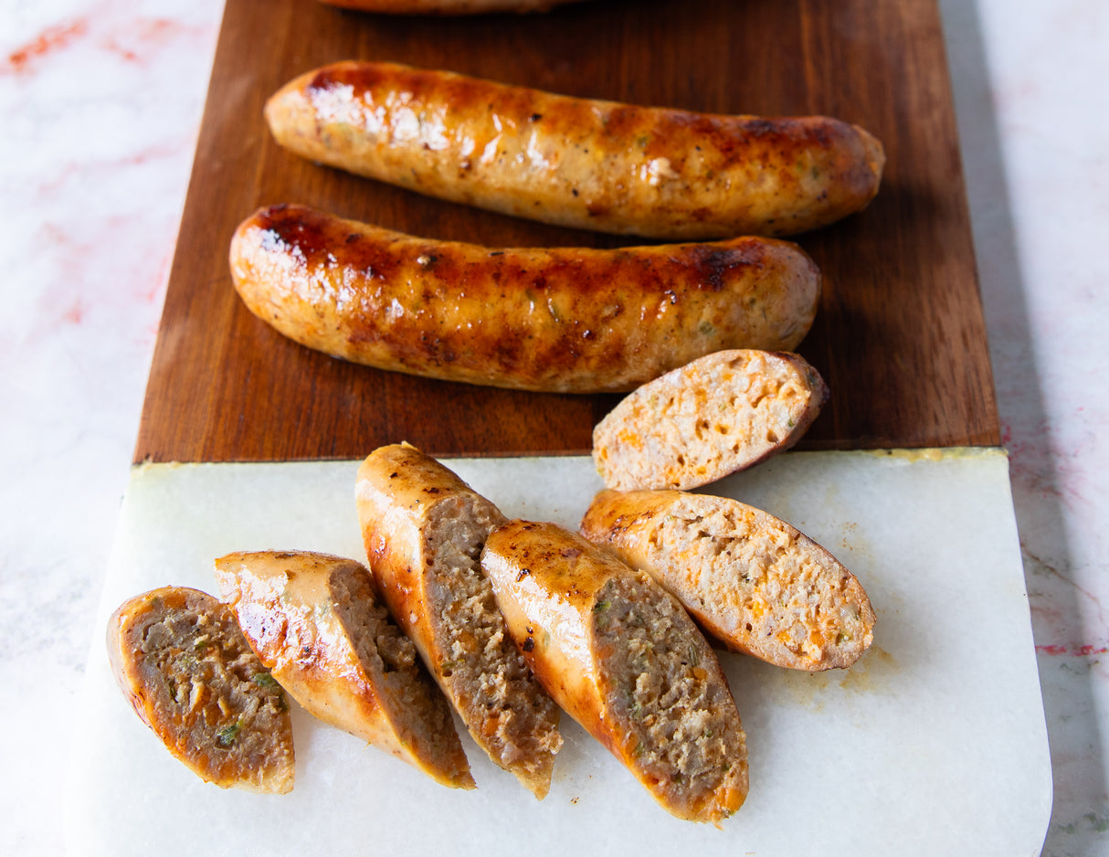 Bacon Bratwurst & Cheddar Jalapeño Sausages