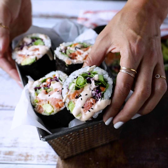 Sealand Quality Foods Canadian Skinless Salmon Sushi Burrito