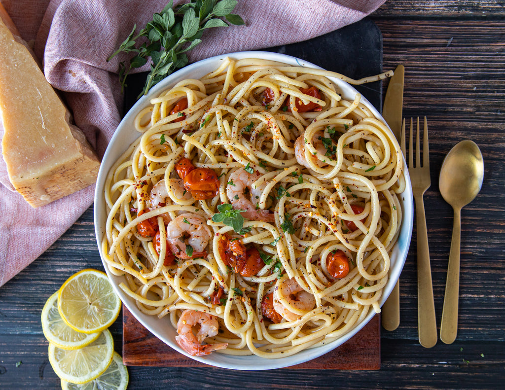 Sealand Quality Foods Shrimp Scampi with Tomatoes and Lemon Butter