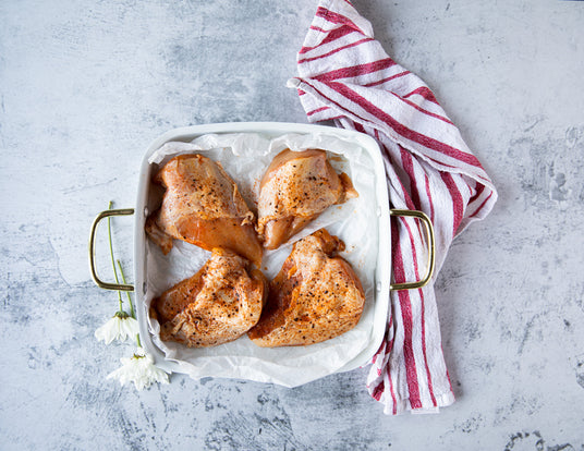 Raw Seasoned Skin On BBQ Chicken Breasts from Sealand Quality Foods