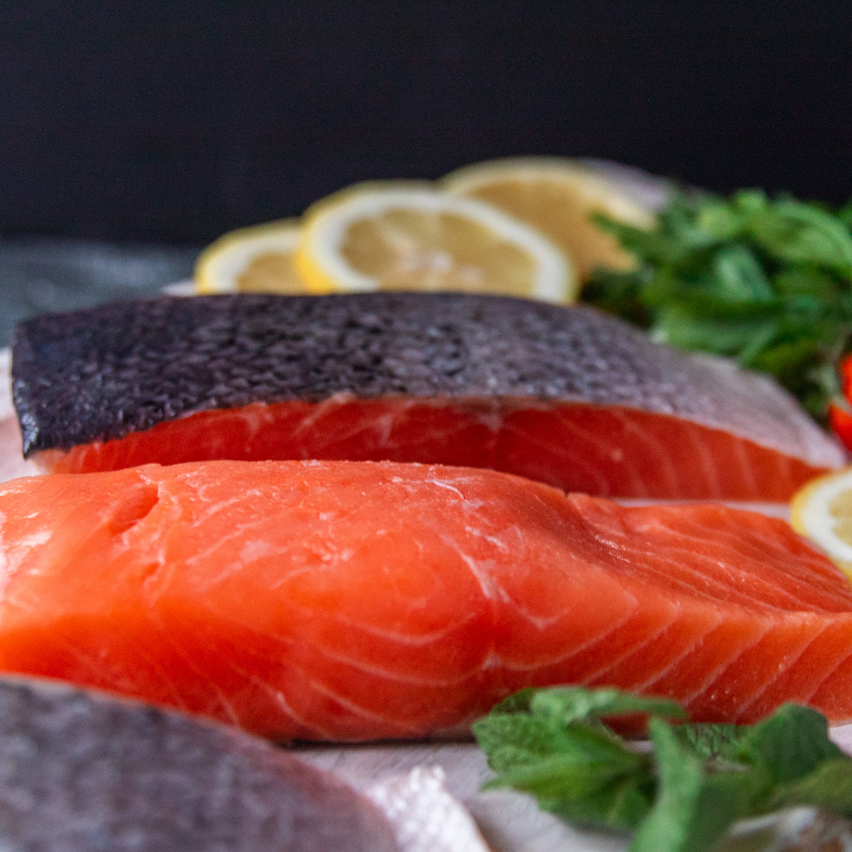 Skin On Centre Cut Canadian Salmon