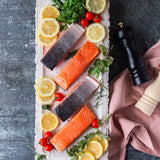 Skin On Centre Cut Canadian Salmon