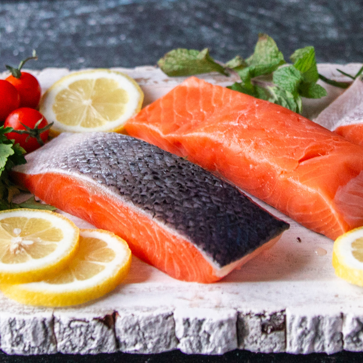 Skin On Centre Cut Canadian Salmon