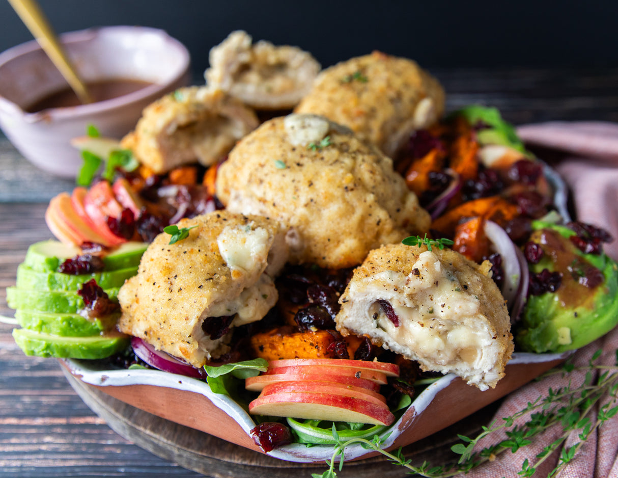 Brie, Apple and Cranberry Stuffed Chicken Breasts