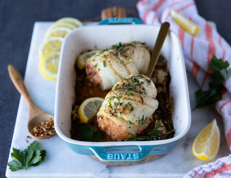 Stuffed Orange Roughy Fillets