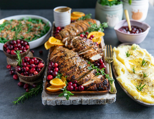 Sealand Garlic Herb Turkey Tenderloin and Gravy