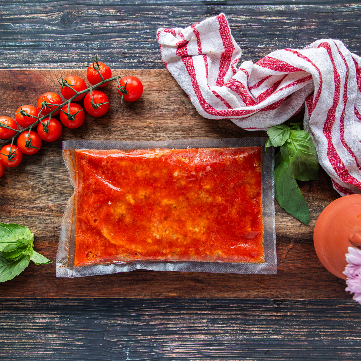 Breaded Veal Parmesan in Tomato Sauce