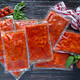 Breaded Veal Parmesan in Tomato Sauce