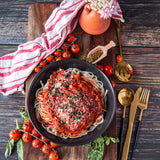 Breaded Veal Parmesan in Tomato Sauce
