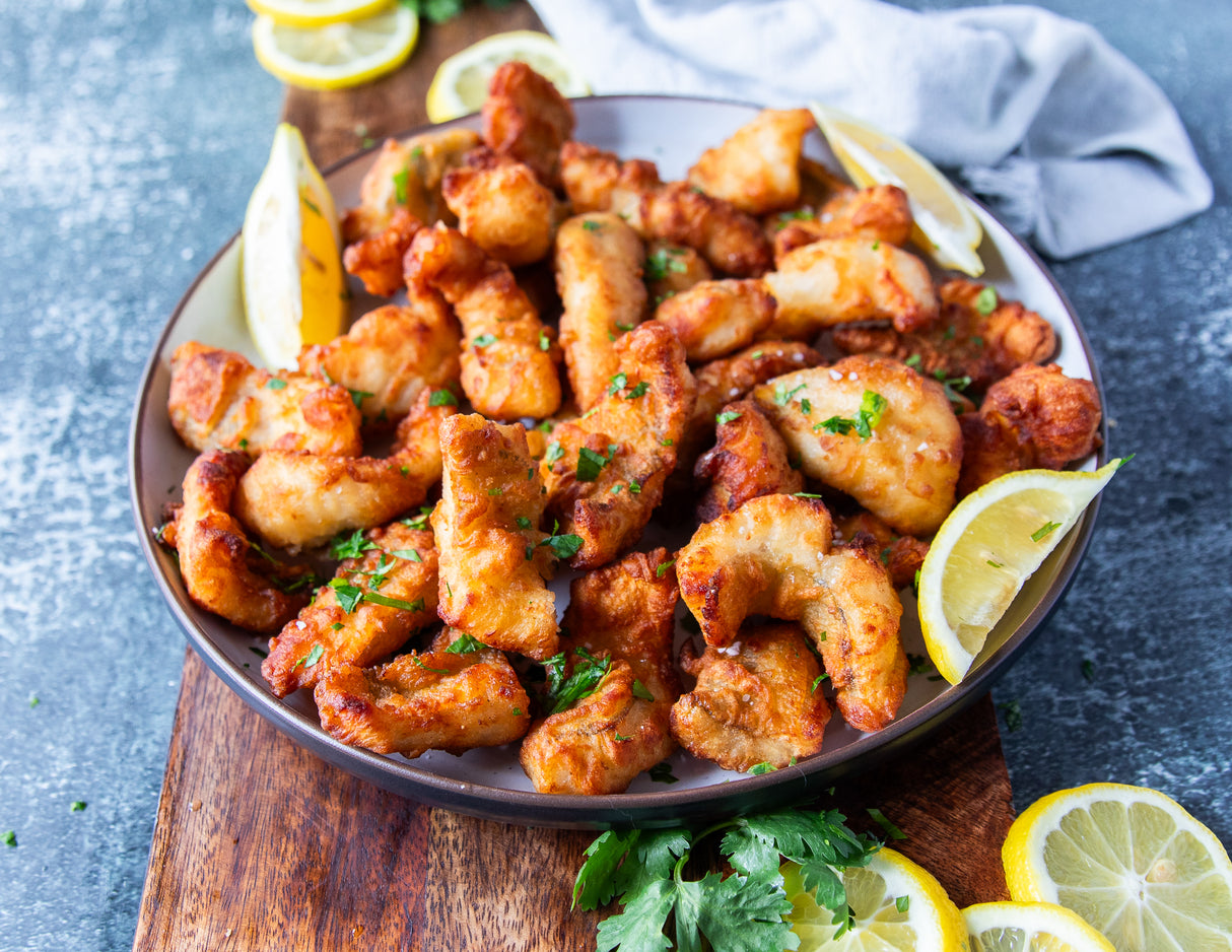 Battered Walleye Bites