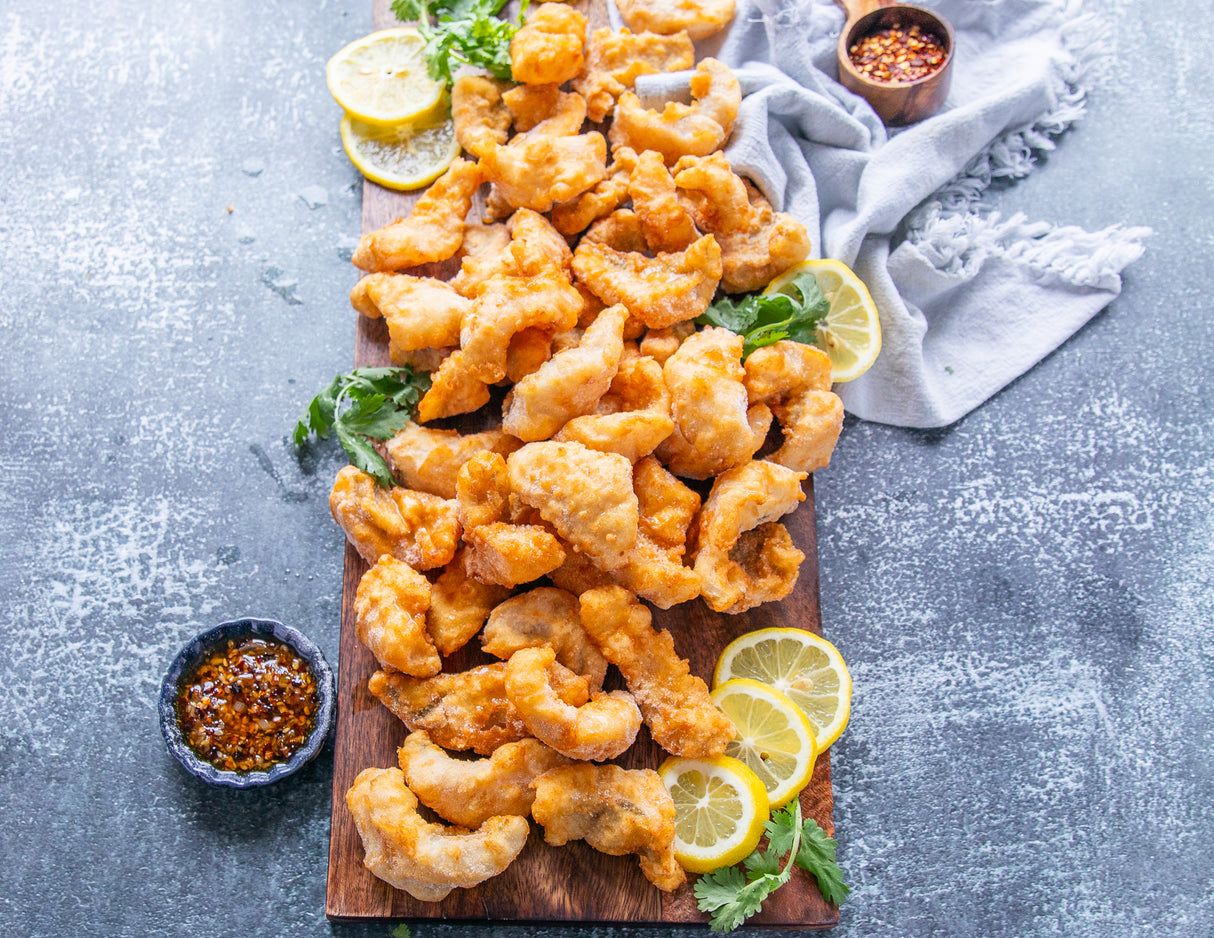 Battered Walleye Bites
