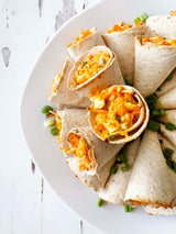 Wild Mushroom Tartlets & Buffalo Chicken Quesadilla Trumpets